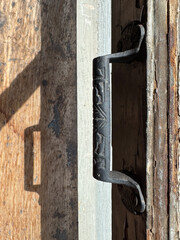 old wooden door