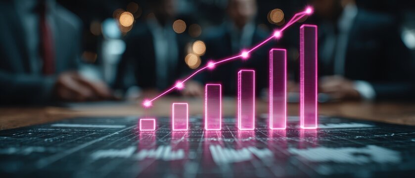 Hr team evaluates roi of employee reskilling initiatives in business strategy meeting analyzing growth metrics and performance trends