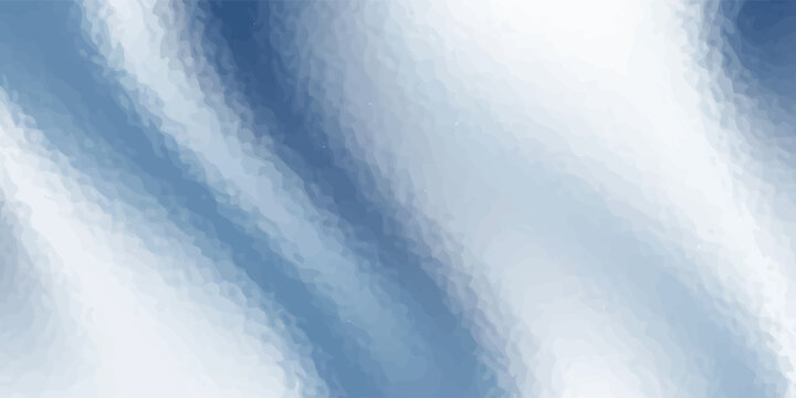 Abstract blue white luxury fabric wave background with copy space. Smooth liquid wave. Elegant shiny silk satin texture. Suit for wallpaper, cover, header, desktop, web, flyer. Vector illustration