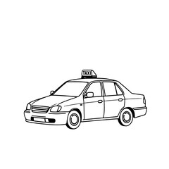 Simple Outlined Isometric Calculator Icon with Rounded Buttons and Display on White Background