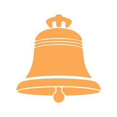 vector illustration of a bell