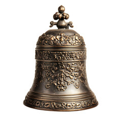 Exquisite Antique Bronze Bell with Detailed Ornate Design for Elegance and Charm