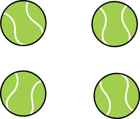 Cricket ball set — realistic and stylized vector illustrations showing red and white cricket balls for sports, game design, athletic branding, and cricket-related projects