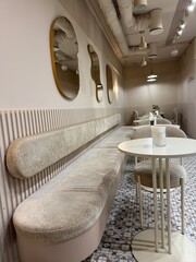 Coffee shop interior