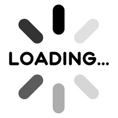 Vector image of a loading icon. Collection loading status. Loading progress icon. Loading progress. Element for your design.
