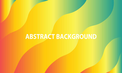 Wavy gradient abstract background with curves