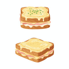 Delicious Croque Monsieur - Classic French Ham and Cheese Sandwich Recipe