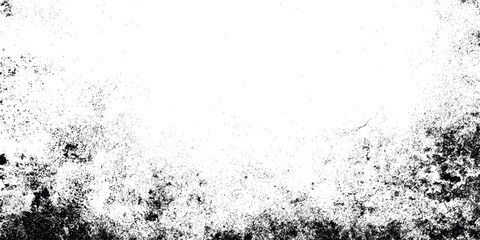 Grunge speckled border frame with black ink splatter on white background, distressed texture with copy space for design.