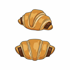 Delicious Pain au Chocolat - Flaky Chocolate Croissant Treat