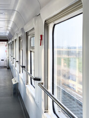 Sunlight and Shadows in a Train Passage &ndash; Journey Atmosphere