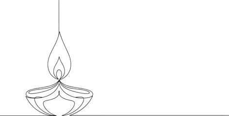 Minimalist candle illustration, black and white line art, elegant flame design, symmetrical vector, spiritual decor, modern outline drawing