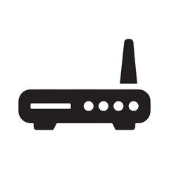 Modem Network Connectivity Symbol