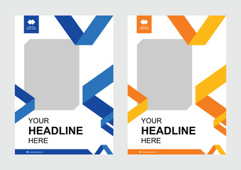 Flyer template design graphic layout poster brochure marketing