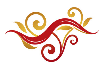 vector illustration of an abstract floral background