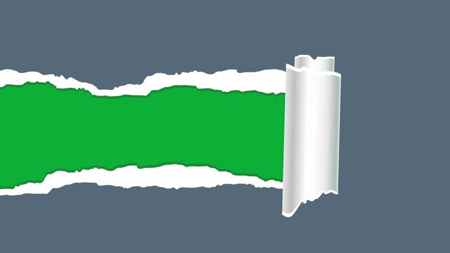 Dynamic Ripped Paper Transition with Alpha Channel | Torn Page Reveal Screen Wipe Effect | paper tear transition