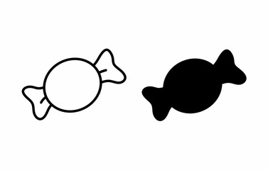 Candy icon isolated on white background