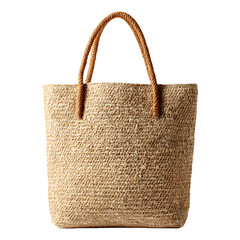 Eco-Friendly Natural Straw Tote Bag with Organic Texture for Sustainable Fashion