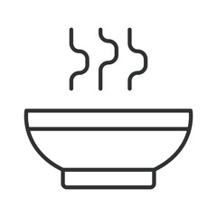 Food icon in line design. food, meal, nutrition, diet, healthy, wellness, lifestyle on white background vector. food editable stroke icon