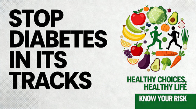 The icon of healthy diet and exercise represents the blocking, healthy selection and prevention of diabetes, and is suitable for health advocacy and diabetes promotion scenarios.
