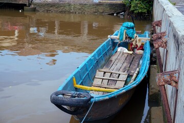 Obraz premium fishing boats in the harbor