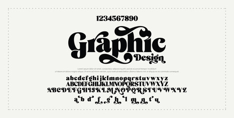 Elegant ligature alphabet letters font logo. Typography luxury classic lettering serif fonts decorative wedding vintage retro logos, design for fashion,beauty shop and brand . vector illustration