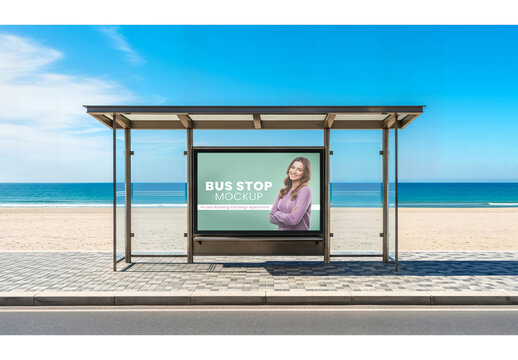 Bus Stop Mockup 82