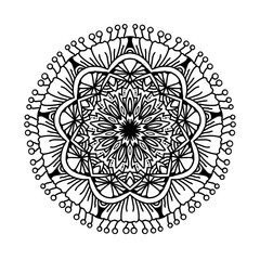 mandala coloring  art