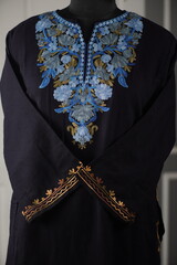 Kaar kash pheran with floral designs