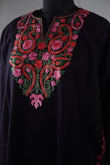 Kaar kash pheran with floral designs