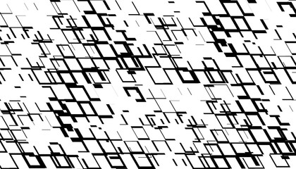 Black and white abstract and grunge pixelate pattern transition for sporty background and design element. Editable graphic resource. Vector Format Illustration. EPS10 