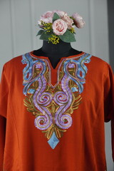 Kaar kash pheran with floral designs