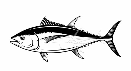 Obraz premium fish on a white background