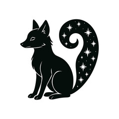 Mystic Fox with Starry Tail