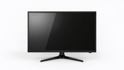 Monitor TV isolated on white background