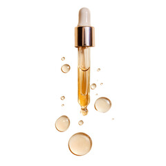 Professional Serum Application from Dropper with Cosmetic Oil