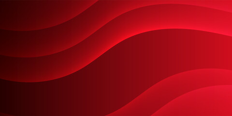 Abstract Red waves geometric background. Modern background design. gradient color. Modern Trendy design in Vector Illustration