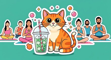 Zen Cat - Yoga, Refreshments, and Inner Peace.