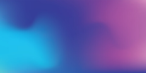 Dreamy Blue Purple Vibrant Gradient Vector Background. Sunrise, Sunset, Sky, Water Color Overlay Neon Design Element. Dreamy Unfocussed Holograph Luxury Texture. Fluid Lights Minimal Digital Gradient