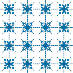 seamless pattern with snowflakes