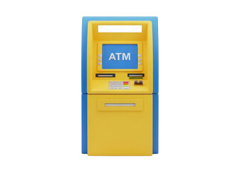 Easy banking access with this modern ATM machine, conveniently withdraw cash anytime quickly