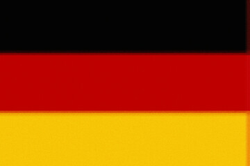 A vivid depiction showcasing bold horizontal stripes of black, red, and gold, creating a striking composition that evokes national identity and patriotic sentiment in a simplistic yet