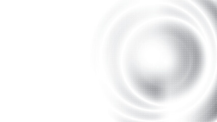 Abstract white and gray color background with halftone effect, dot pattern. Vector illustration.