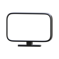 Tv 3d render icon illustration	
