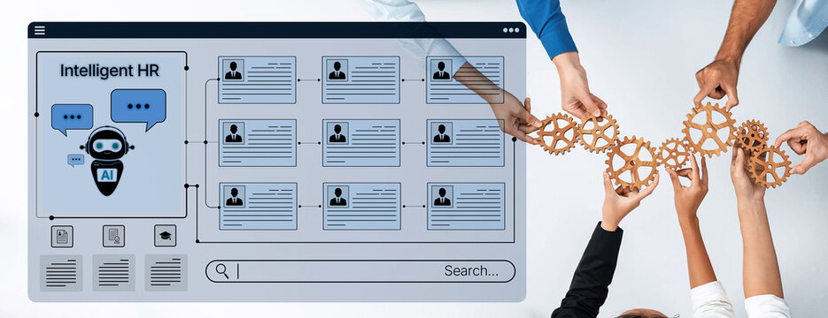 Discover the power of AI in human resources with innovative technology for recruitment and employee management. Streamline your processes and boost efficiency. Trope - Powered by Adobe