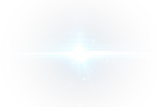 glowing lights effects isolated on transparent background. Solar flare with beams and spotlight. Glow effect. Starburst with sparkles. PNG.