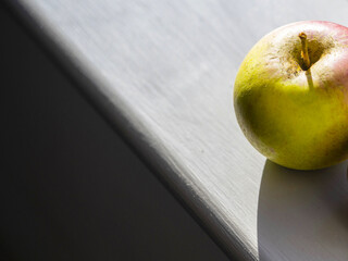 Windfall apples,sweet and crisp eaters,in the Autumn sun,Worcestershire,England,United Kingdom