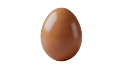 Fresh brown egg chicken egg organic egg healthy egg food ingredient protein source breakfast staple on transparent background