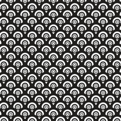 abstract wave pattern, black and white vector illustration