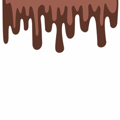 chocolate drip vector, choco melted, hot cocoa flow, sweet dessert vector, milk drop illustration, brown liquid wave, melting chocolate cartoon