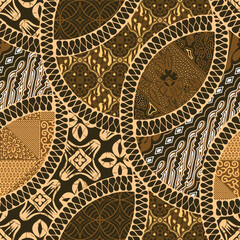 classic batik design with ornaments for the background